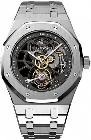 Replica Audemars Piguet Royal Oak Openworked Extra-Thin Tourbillon 26511PT.OO.1220PT.01 watch